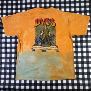 Indiana Jones PVCS Computer PC Windows Vintage 90s T Shirt Heater Hand Dye